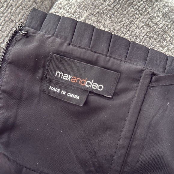 Max & Cleo Black strapless dress size 10 - Picture 6 of 7